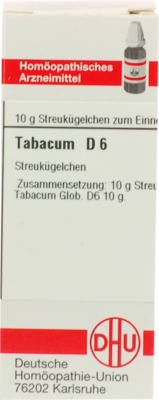 TABACUM D 6 Globuli 10 g Globuli