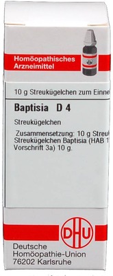 BAPTISIA D 4 Globuli 10 g Globuli