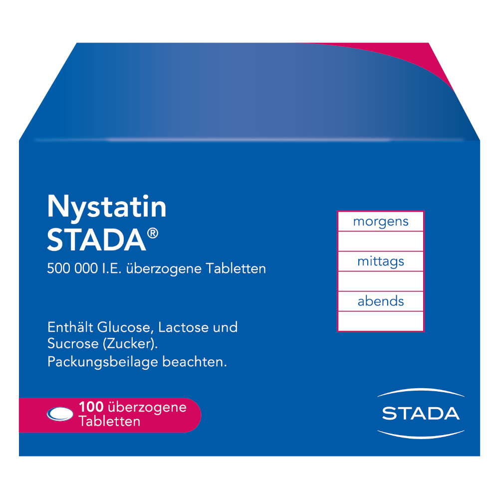 Nystatin STADA 500000 I.E. 100 St Überzogene Tabletten