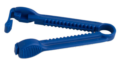 KATHETERKLEMME blau Kunststoff 1 St