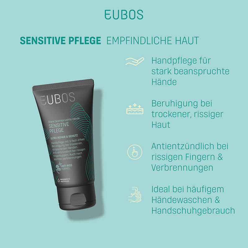 EUBOS SENSITIVE PFLEGE Ultra Repair & Schutz Handcreme 75 ml Creme