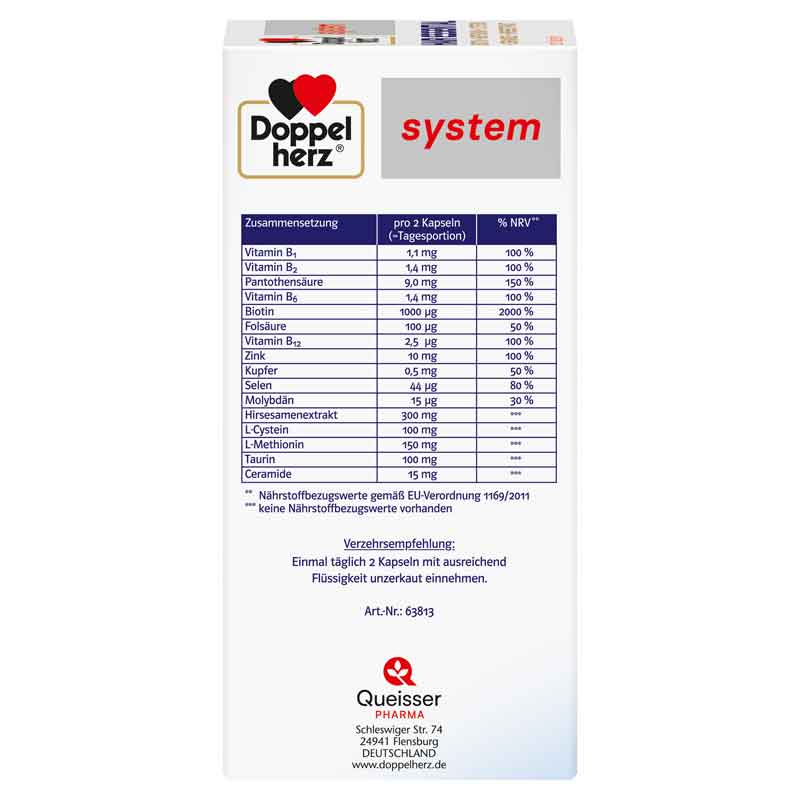 Doppelherz system HAIR ESSENTIAL 120 St Kapseln