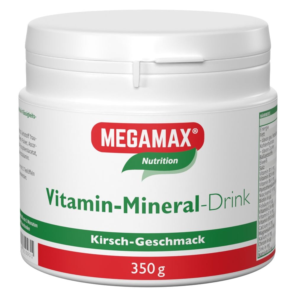 MEGAMAX Vita Mineral Drink Kirsche Pulver 350 g Pulver