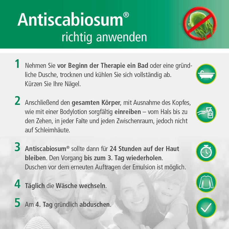 Antiscabiosum 10% für Kinder 200 g Emulsion