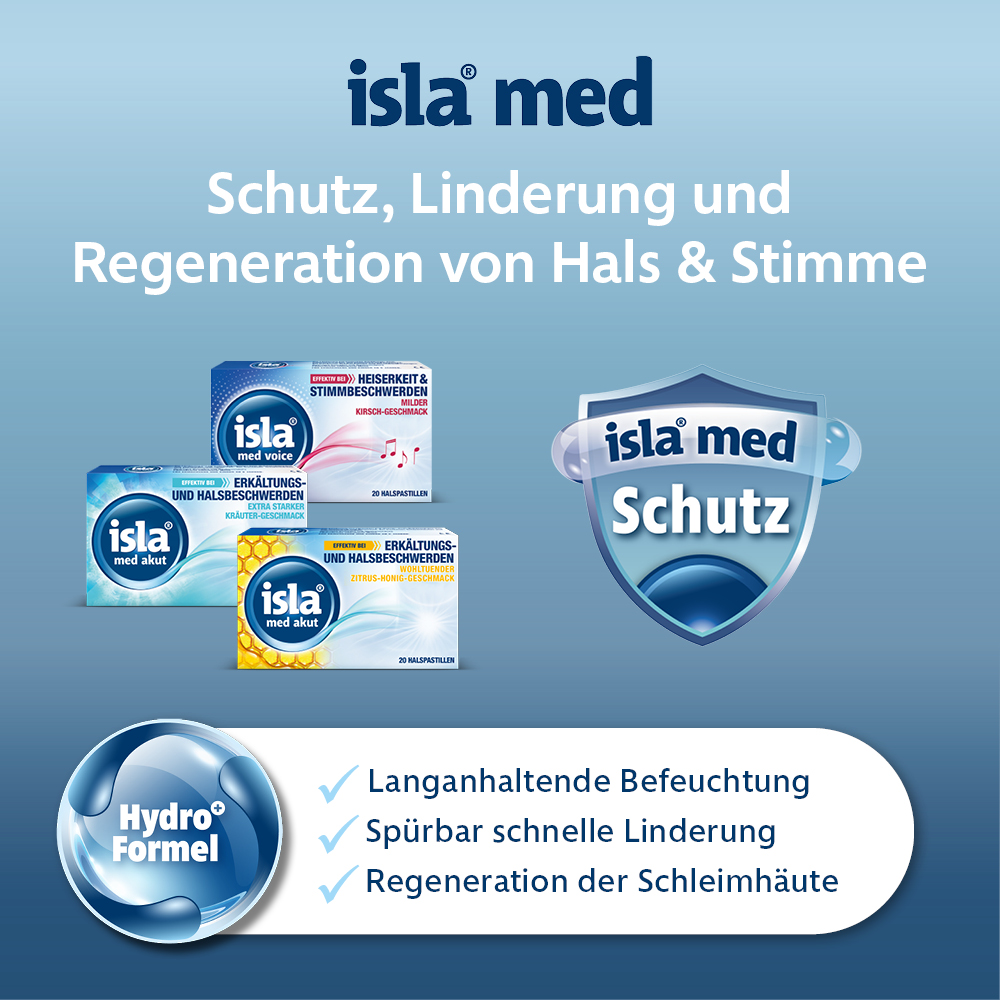 isla med akut Halspastillen 20 St Pastillen