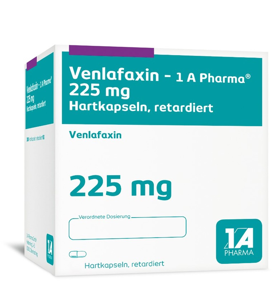 Venlafaxin -1 A Pharma 225mg 100 St Retard-Kapseln