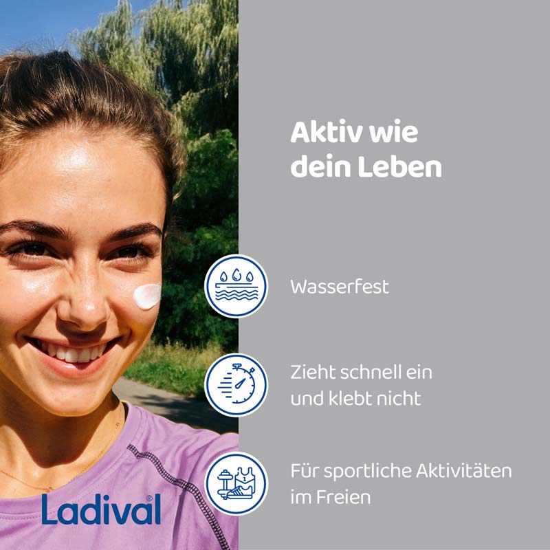 Ladival AKTIV Sonnenschutz Creme & Stift LSF 50+ 30 ml Creme