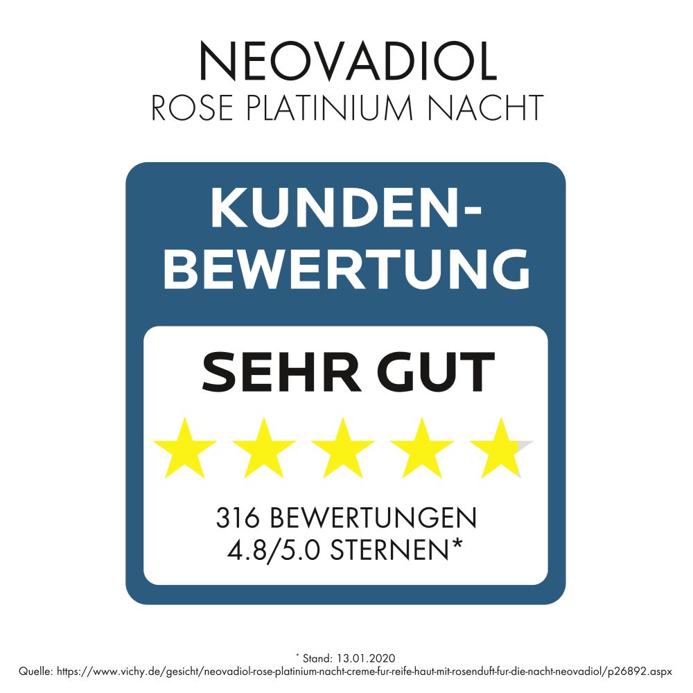 VICHY NEOVADIOL ROSE PLATINUM NACHT Creme für die Wechseljahre  50 ml Creme