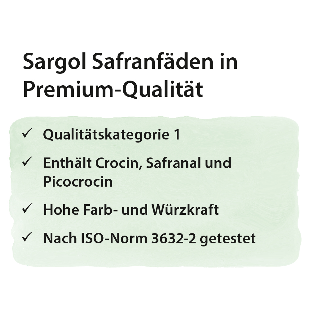 Dr. Jacob's Safran Ayurveda-Gewürz Sargol-Qualität
