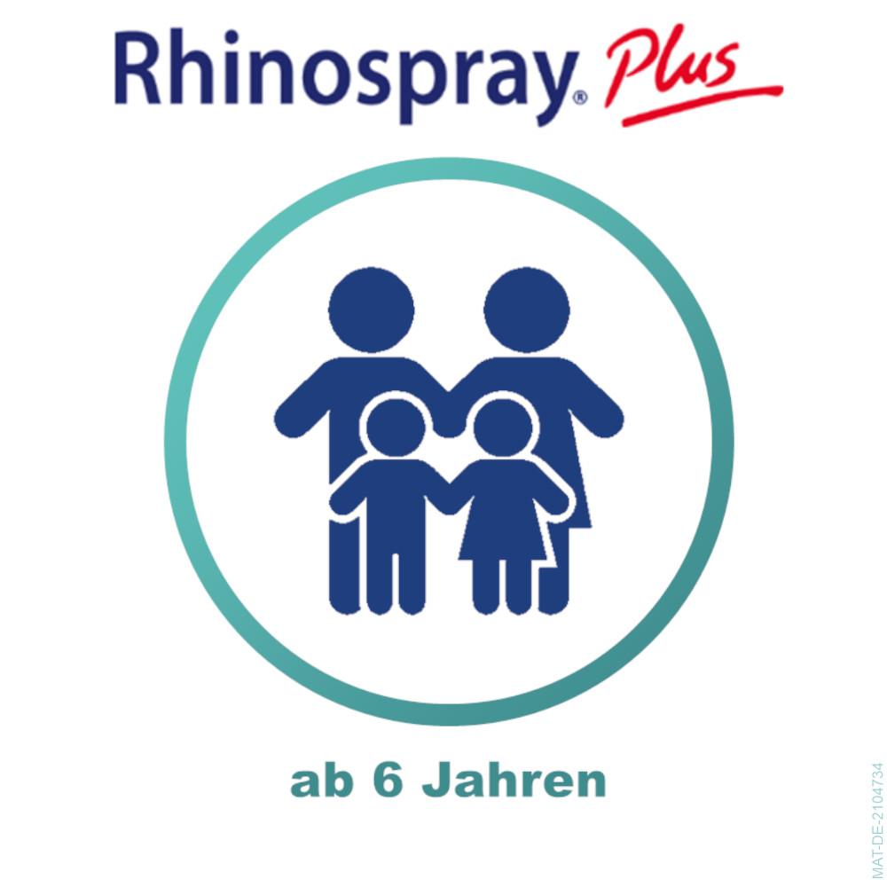 Rhinospray Plus bei Schnupfen Nasenspray Doppelpack 2X10 ml Dosierspray