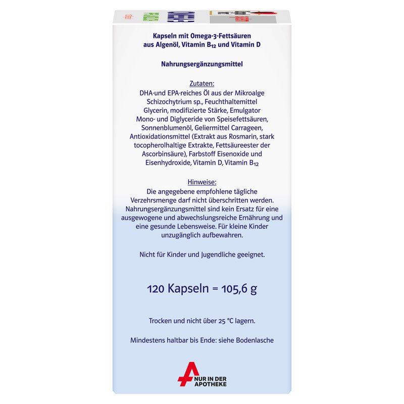 Doppelherz system OMEGA-3 PFLANZLICH 120 St Kapseln