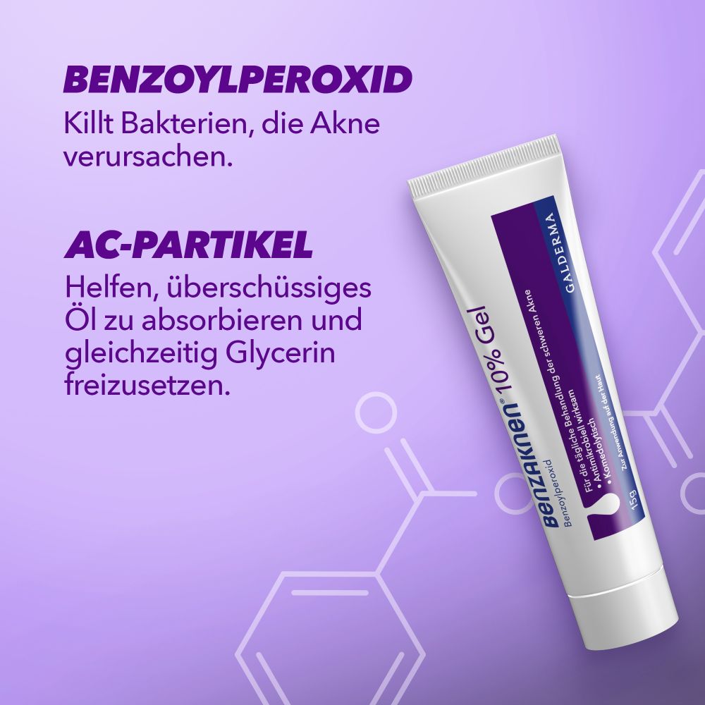 Benzaknen 10%  15 g Gel