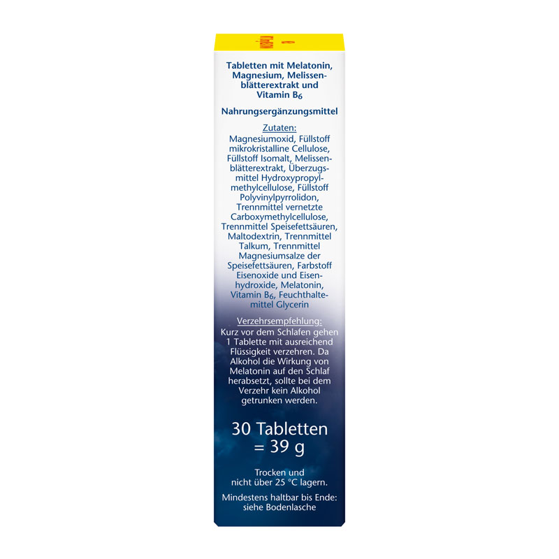 Doppelherz aktiv Melatonin + Magnesium 400 30 St Tabletten