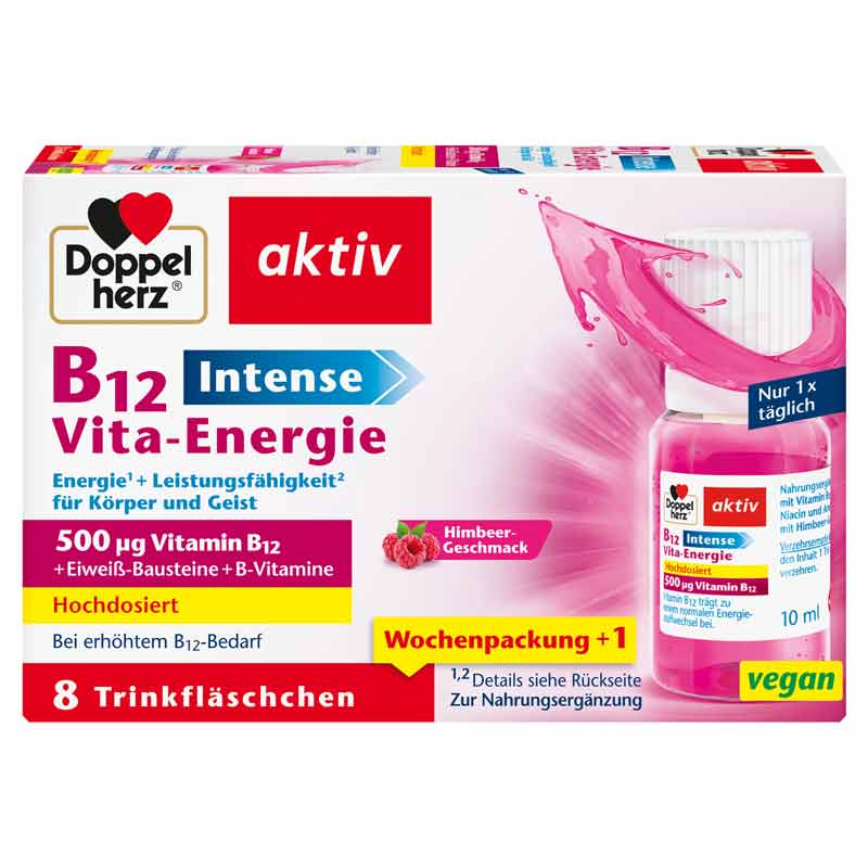 Doppelherz aktiv B12 Intense Vita-Energie 8 St Trinkampullen
