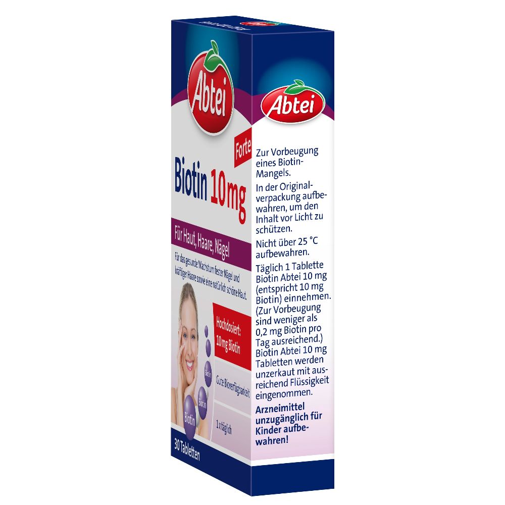 Abtei Biotin 10 mg 30 St Tabletten