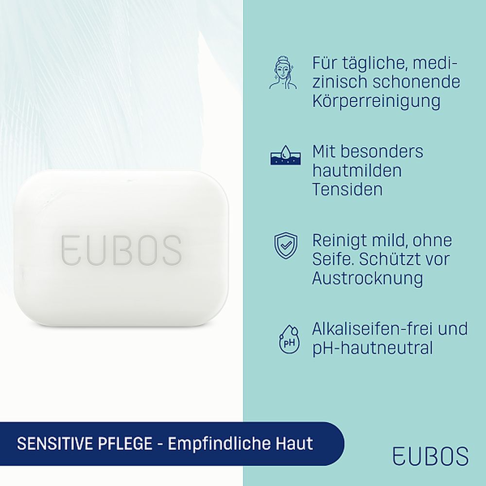 EUBOS SENSITIVE Fest 125 g Seife