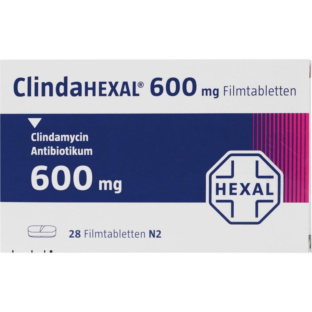 ClindaHEXAL 600mg 28 St Filmtabletten