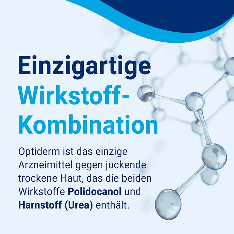 Optiderm Lotion bei Juckreiz und trockener Haut 100 g Emulsion