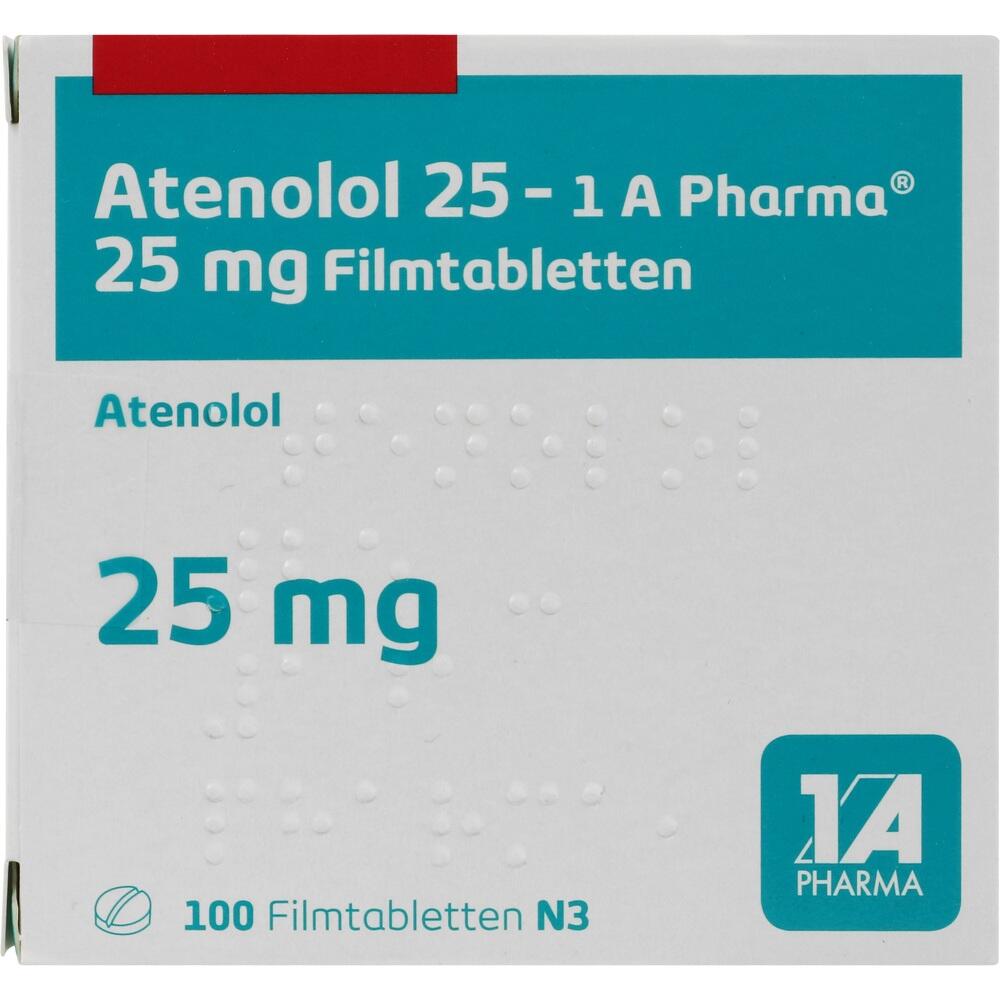 Atenolol 25-1 A Pharma 100 St Filmtabletten