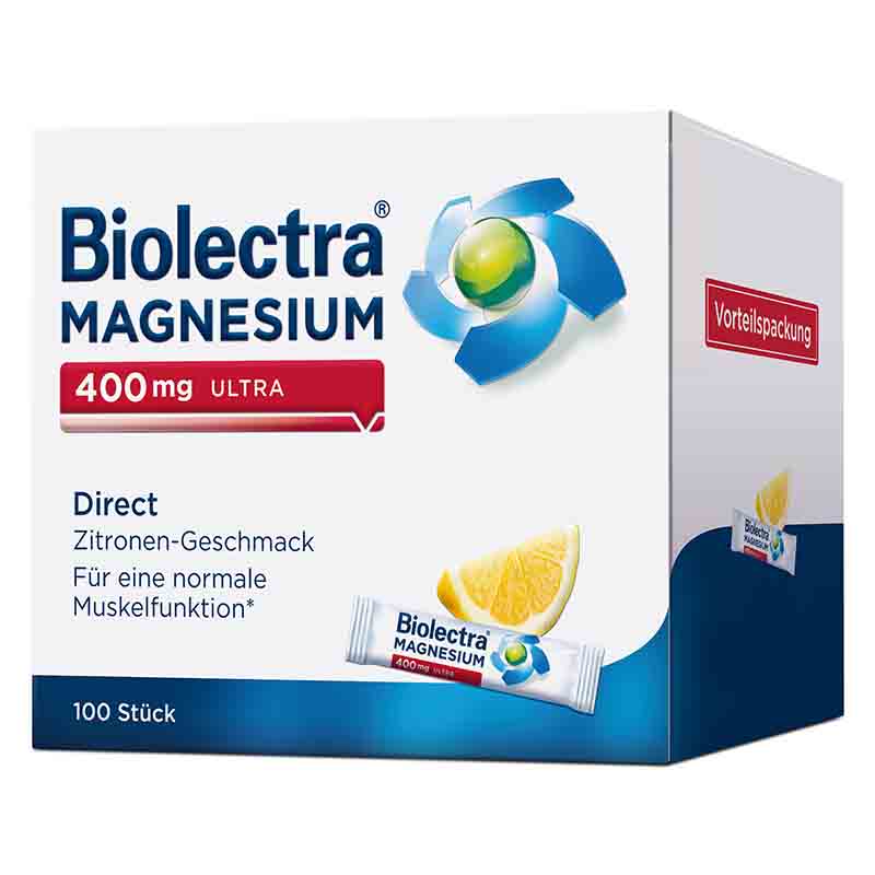 Biolectra MAGNESIUM 400 mg ULTRA Zitrone  100 St Pellets