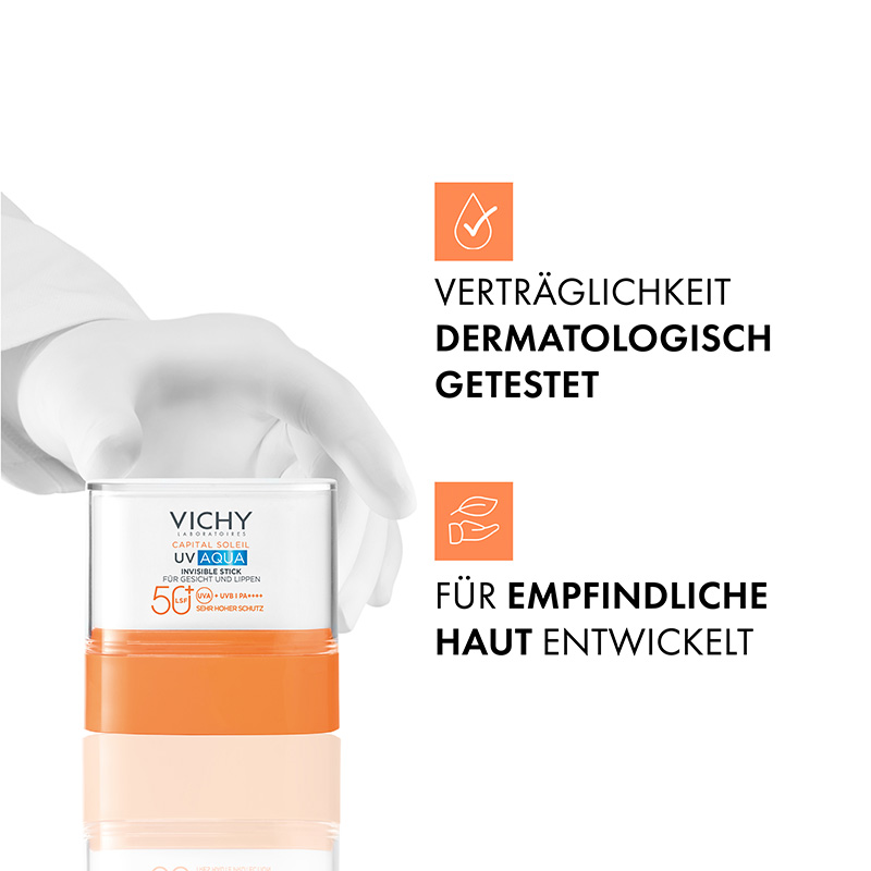 VICHY CAPITAL SOLEIL UV AQUA INVISIBLE STICK LSF 50+ 9 g Stifte