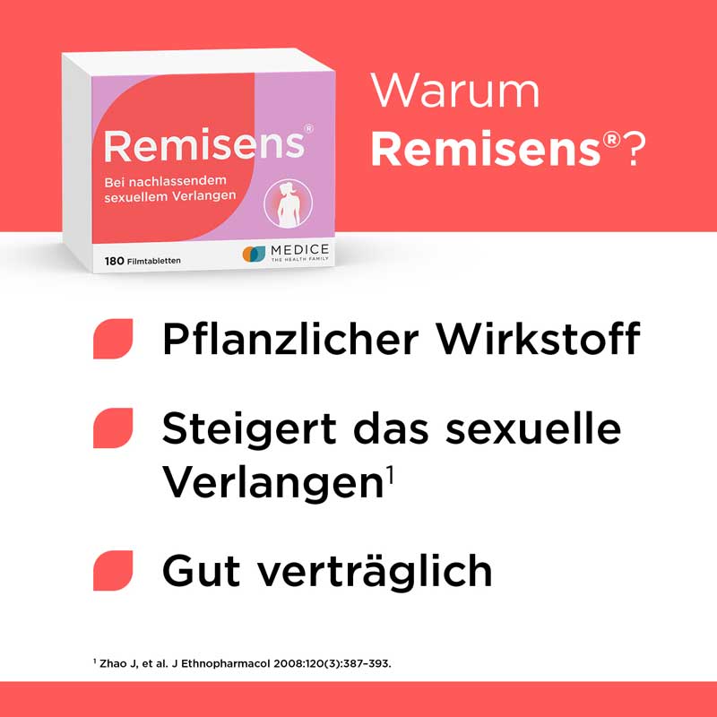 Remisens bei nachlassendem sexuellen Verlangen 180 St Filmtabletten