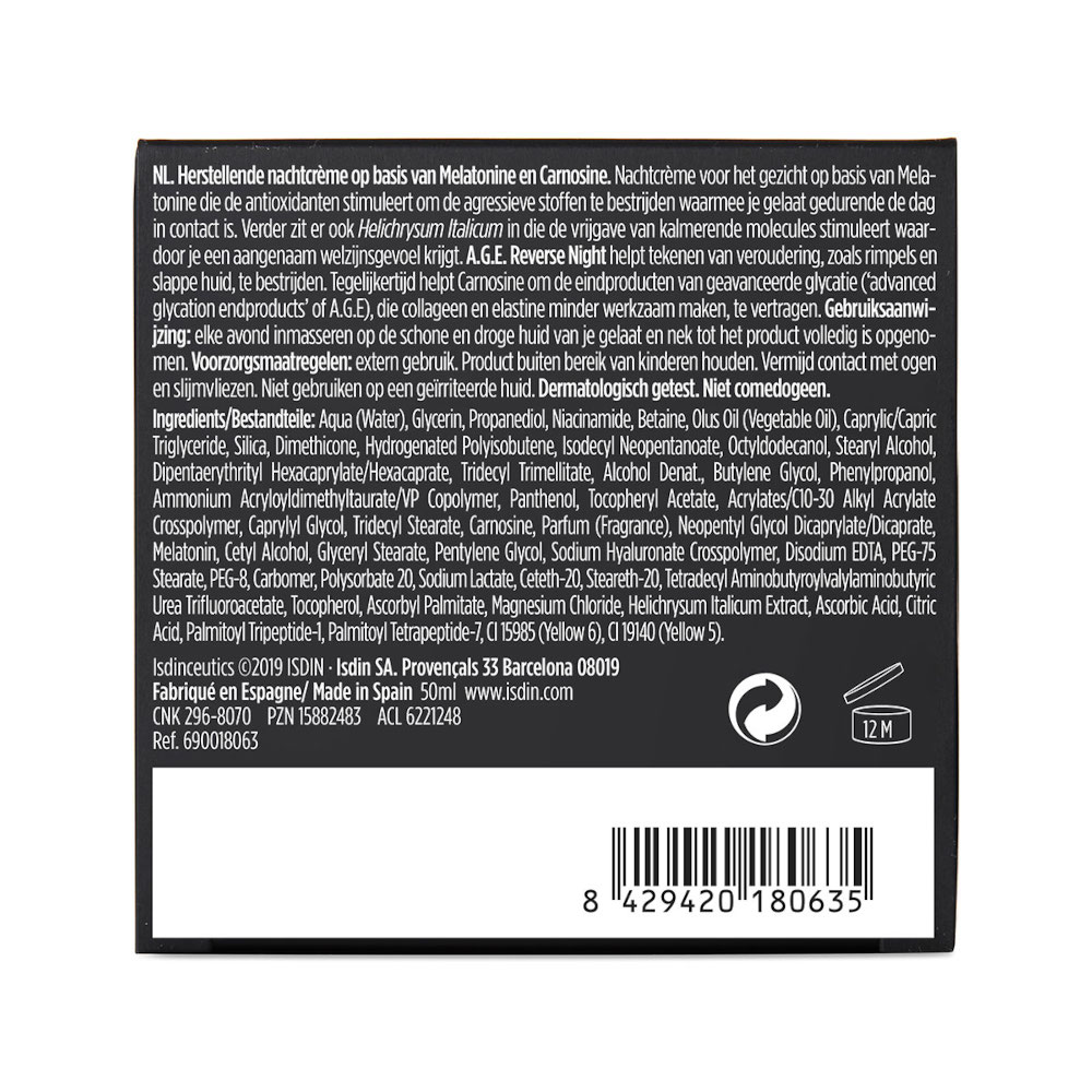 ISDIN A.G.E. REVERSE Anti Age Nachtcreme 51.5 g Creme