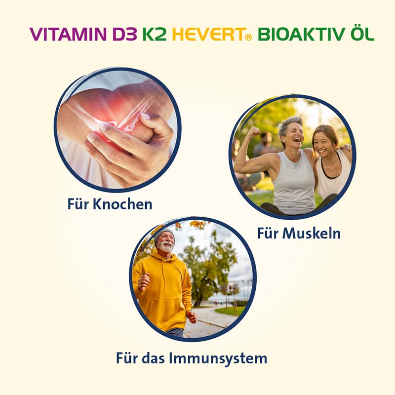 VITAMIN D3 K2 HEVERT BIOAKTIV ÖL 20 ml Öl