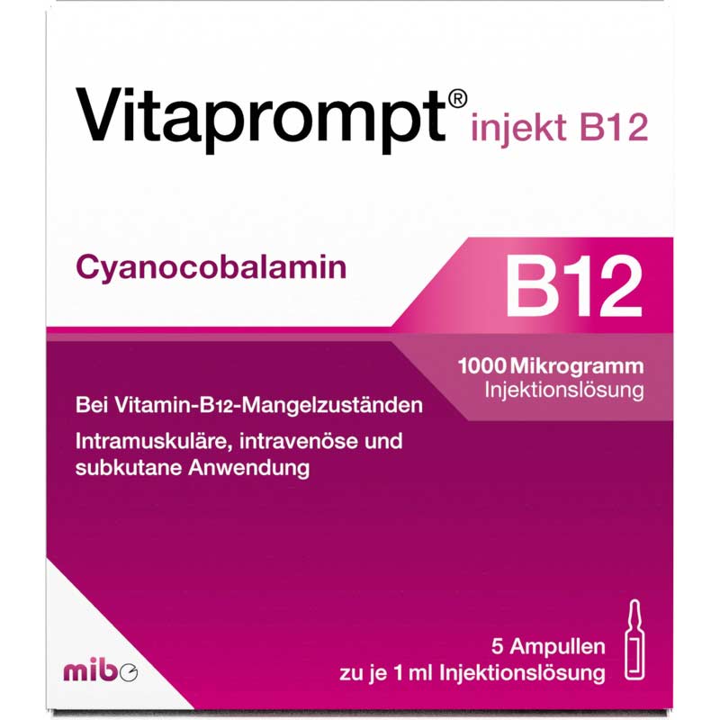 Vitaprompt injekt B 12 1000 µg 5X1 ml Injektionslösung