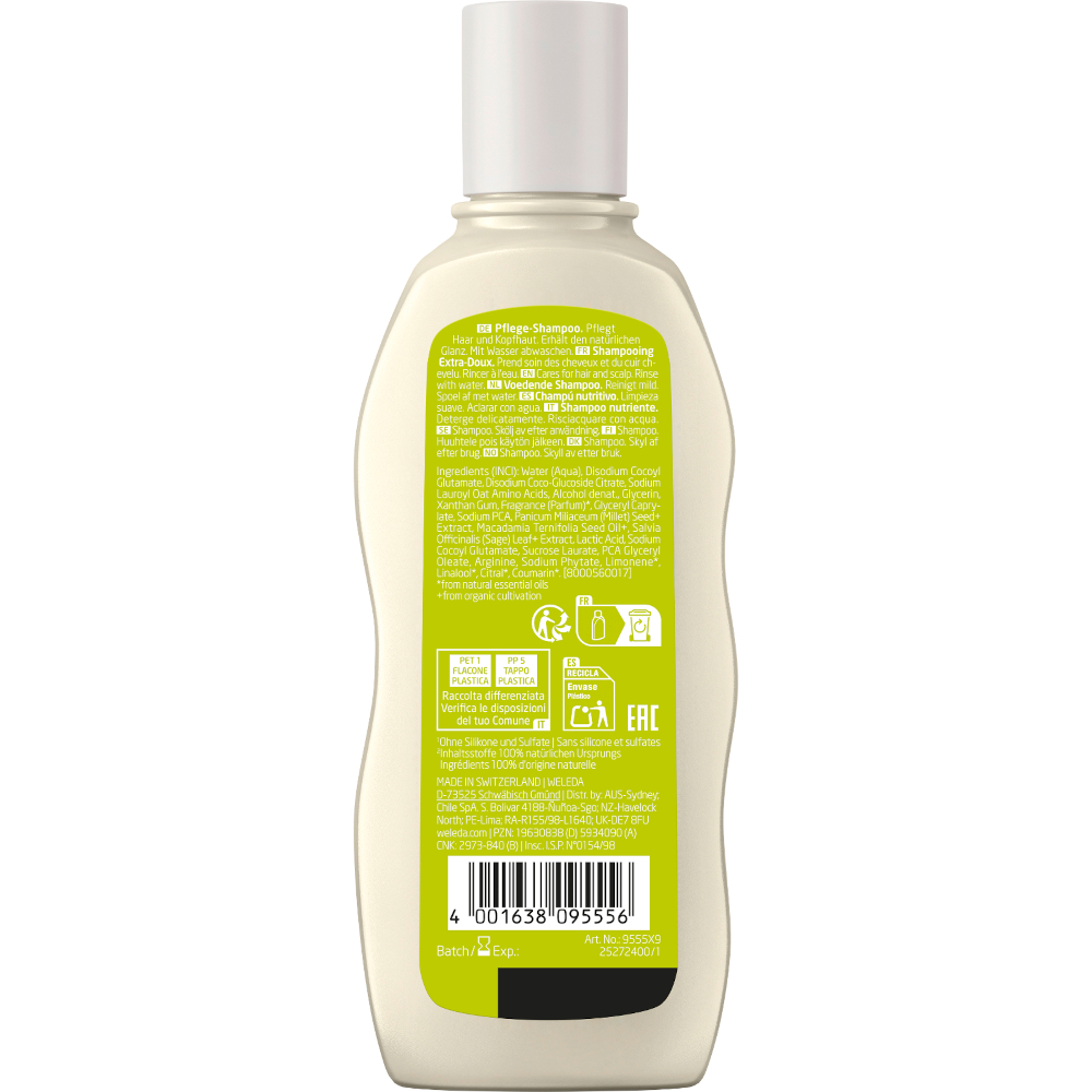 WELEDA GENTLE & MILD SHAMPOO HIRSE 190 ml Shampoo