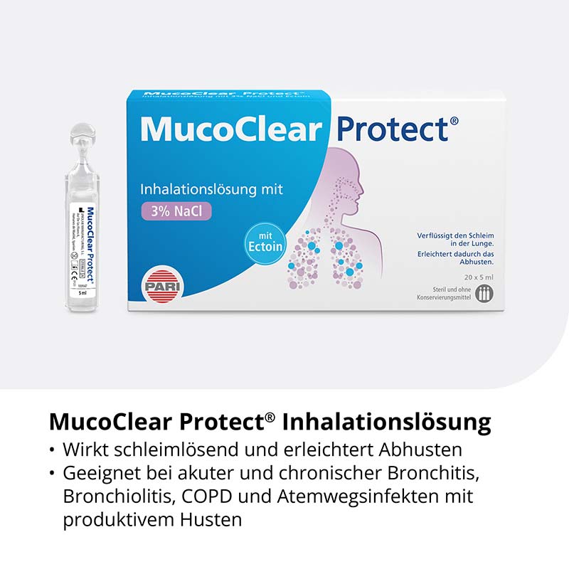 MucoClear Protect 3% NaCl 20X5 ml Inhalationslösung
