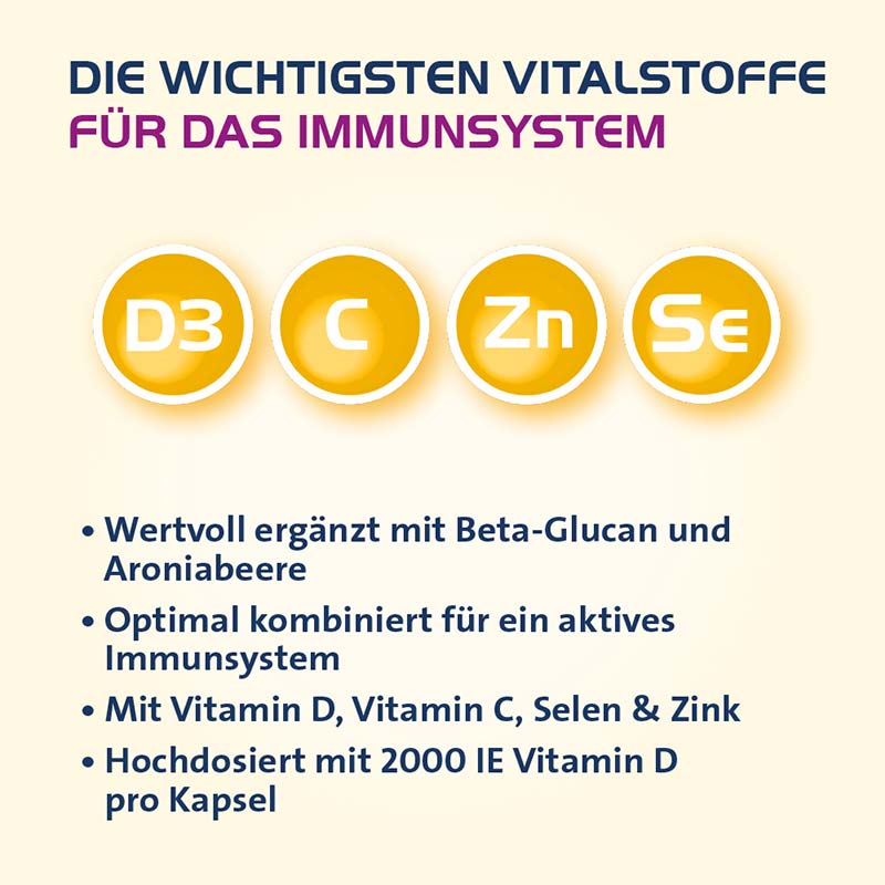 VITAMIN D3 HEVERT 2000IE IMMUN AKTIV  60 St Kapseln