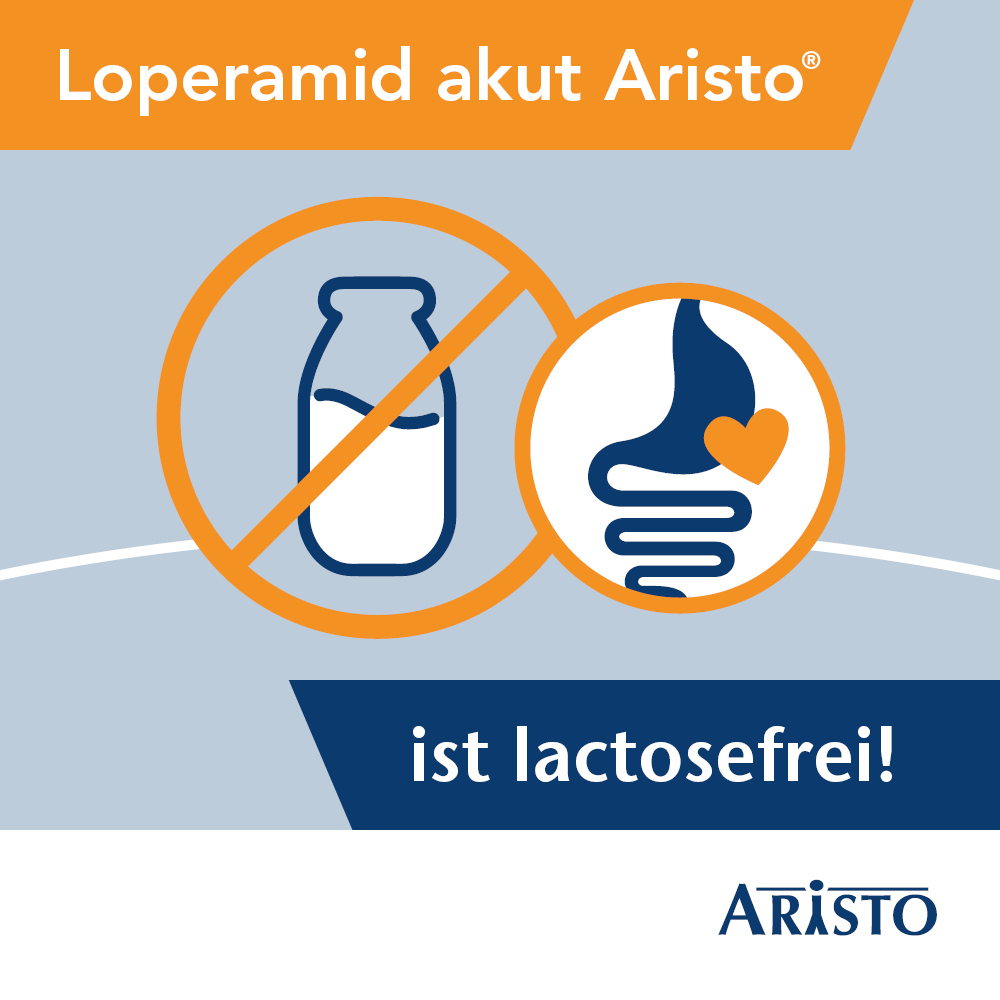 Loperamid akut Aristo 2mg 10 St Tabletten