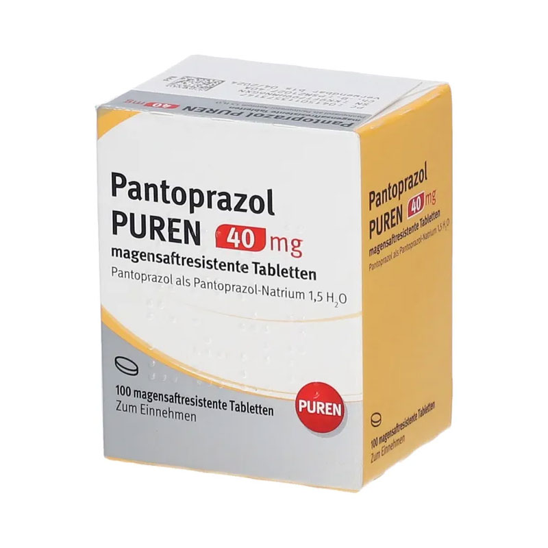 PANTOPRAZOL PUREN 40 mg magensaftres.Tabletten 100 St Tabletten magensaftresistent