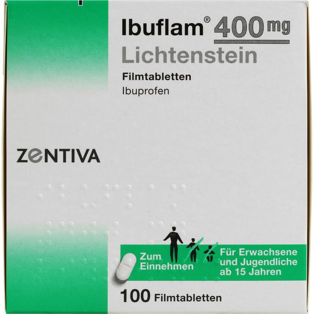 Ibuflam 400mg Lichtenstein 100 St Filmtabletten