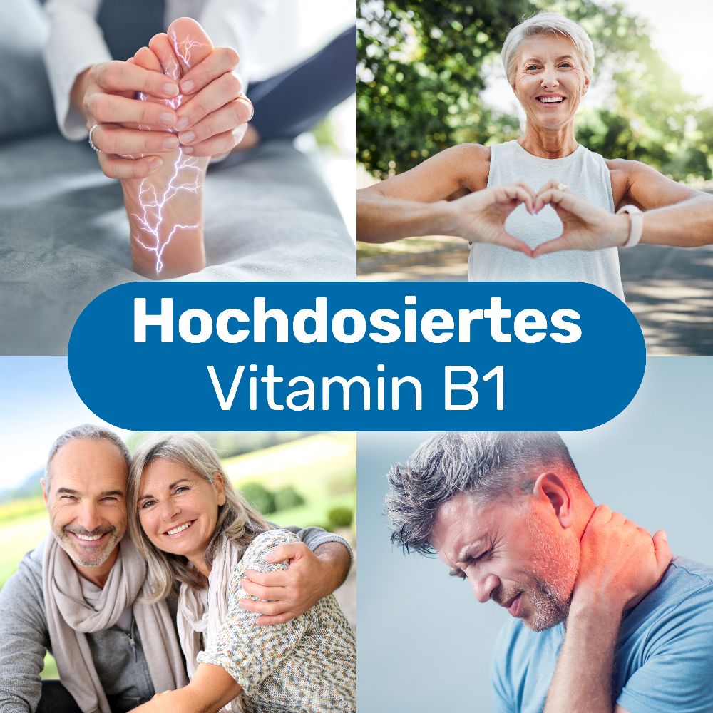 Glycowohl Vitamin B1 Thiamin 400 mg hochdosiert 200 St Kapseln