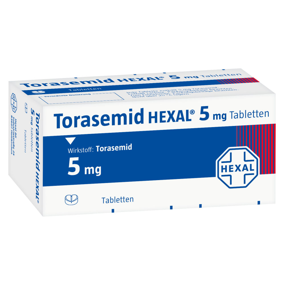 Torasemid 5 mg 100 tabletten