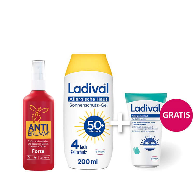 Ladival Allergische Haut LSF 50 + ANTI BRUMM FORTE Set 1 St Sparset