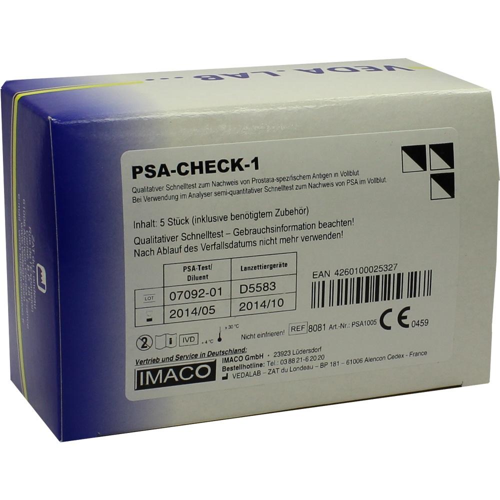 PSA Check 1 Test 5 St Test