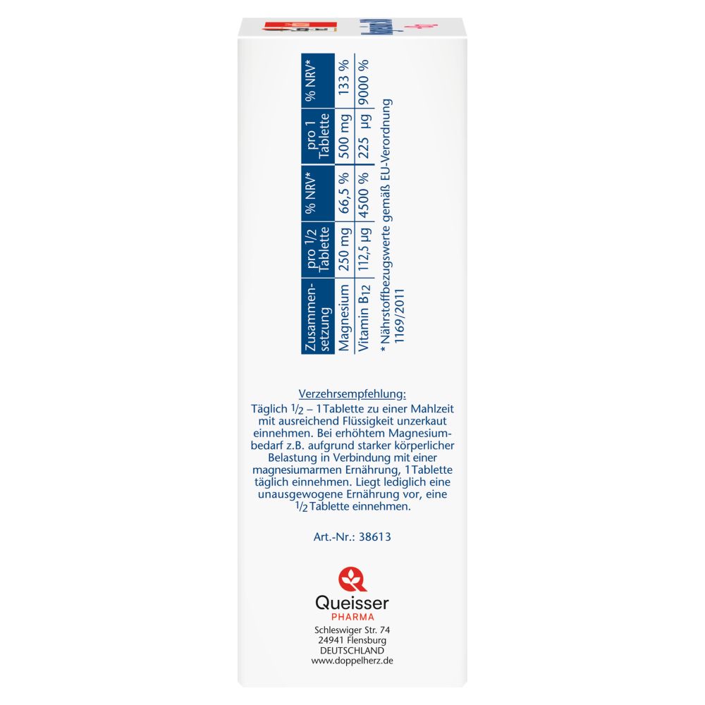 Doppelherz aktiv Magnesium 500 + B12 120 St Tabletten