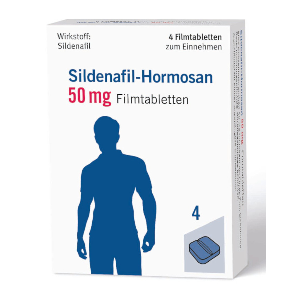 Sildenafil-Hormosan 50mg 4 St Filmtabletten