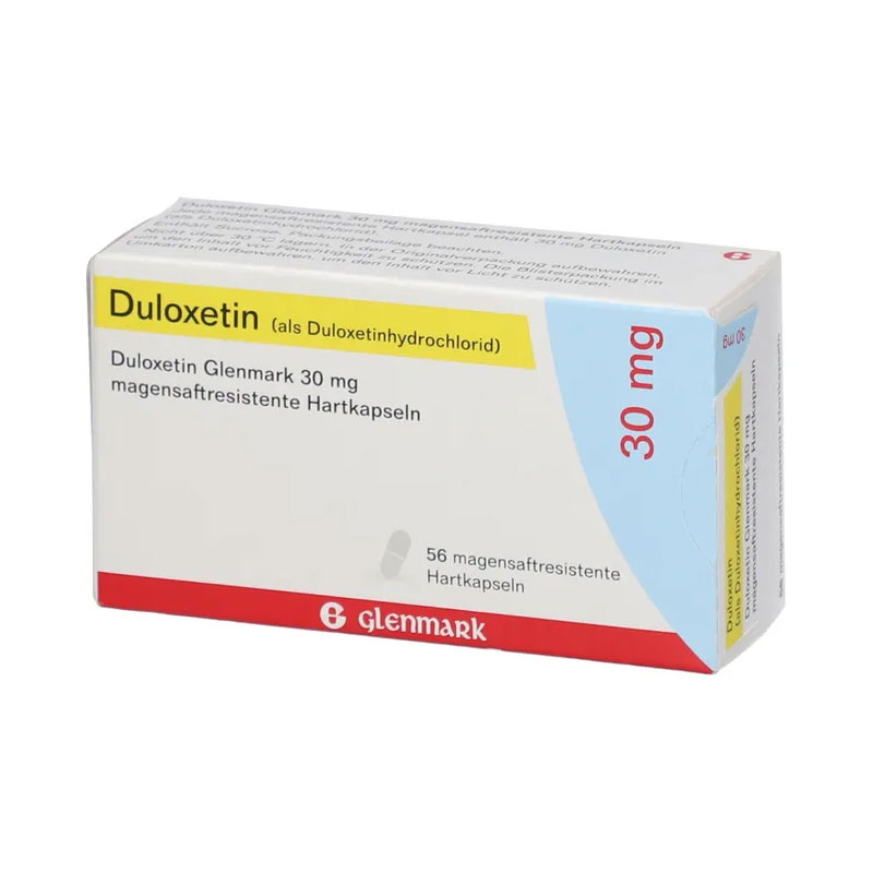 Duloxetin GLENMARK 30 mg 56 St Magensaftresistente Hartkapseln