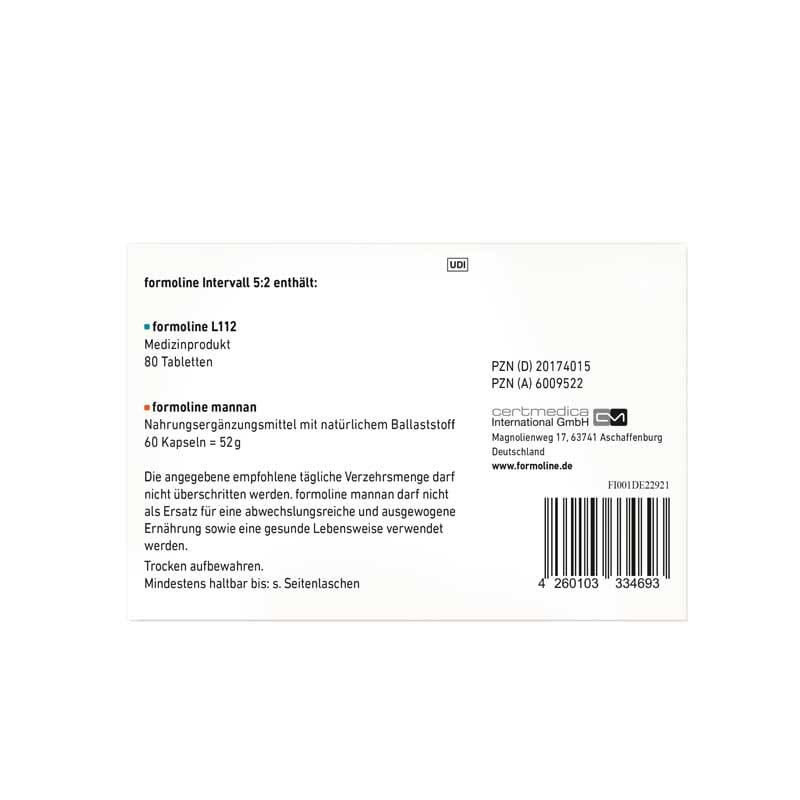 formoline Intervall 5:2 1 St Kombipackung