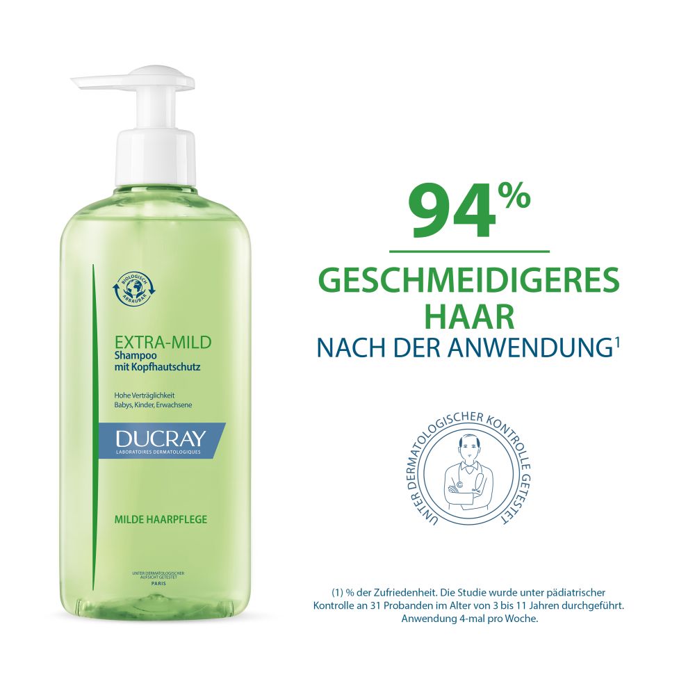 DUCRAY EXTRA MILD Shampoo mit Kopfhautschutz 400 ml Shampoo