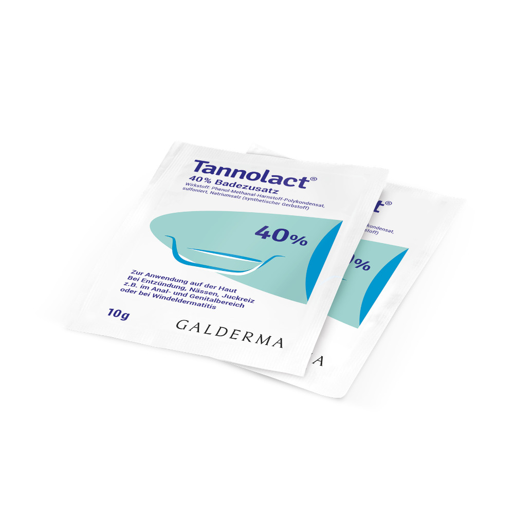Tannolact 40% Badezusatz Beutel 10X10 g Bad