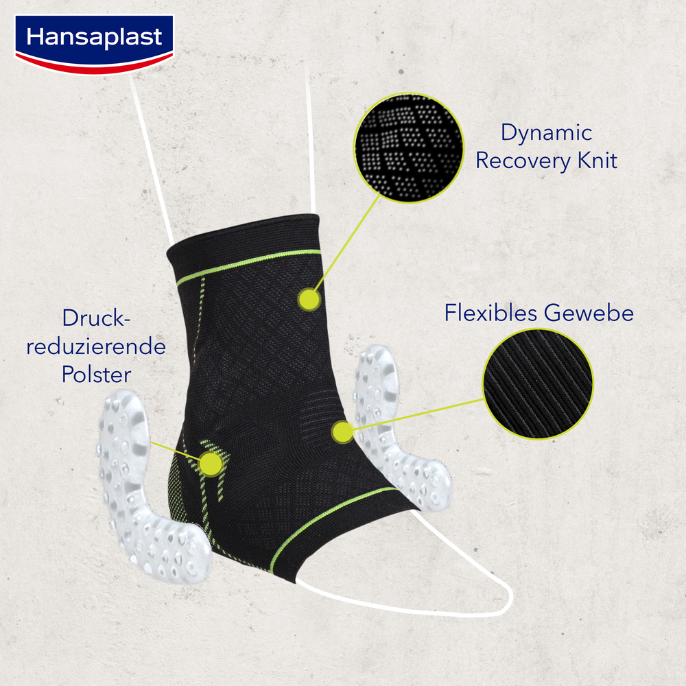 Hansaplast SPORT FUSSGELENK-BANDAGE Größe L 1 St Bandage