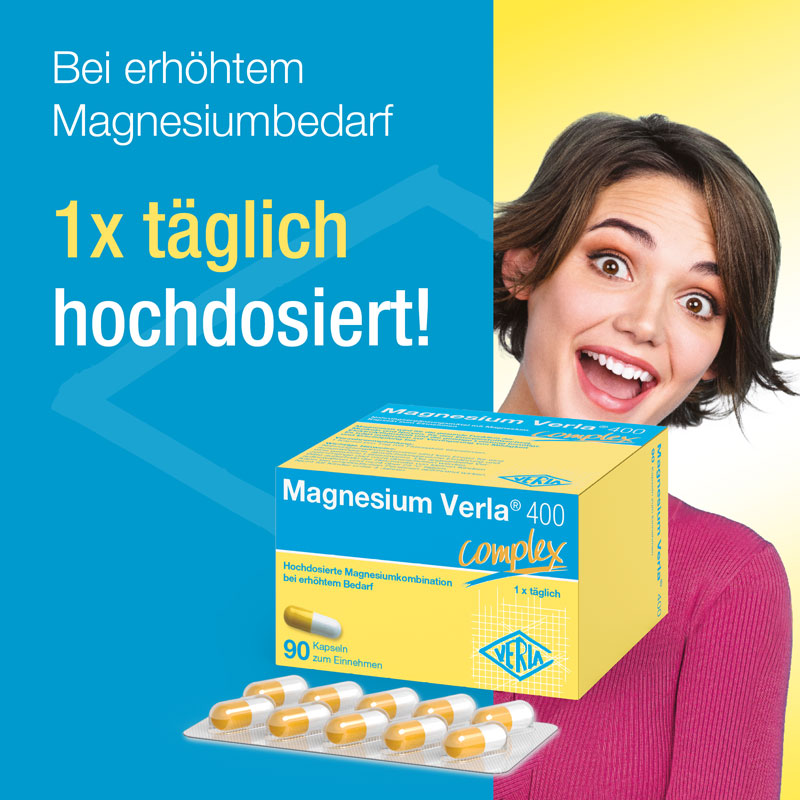 Magnesium Verla 400 complex 90 St Kapseln