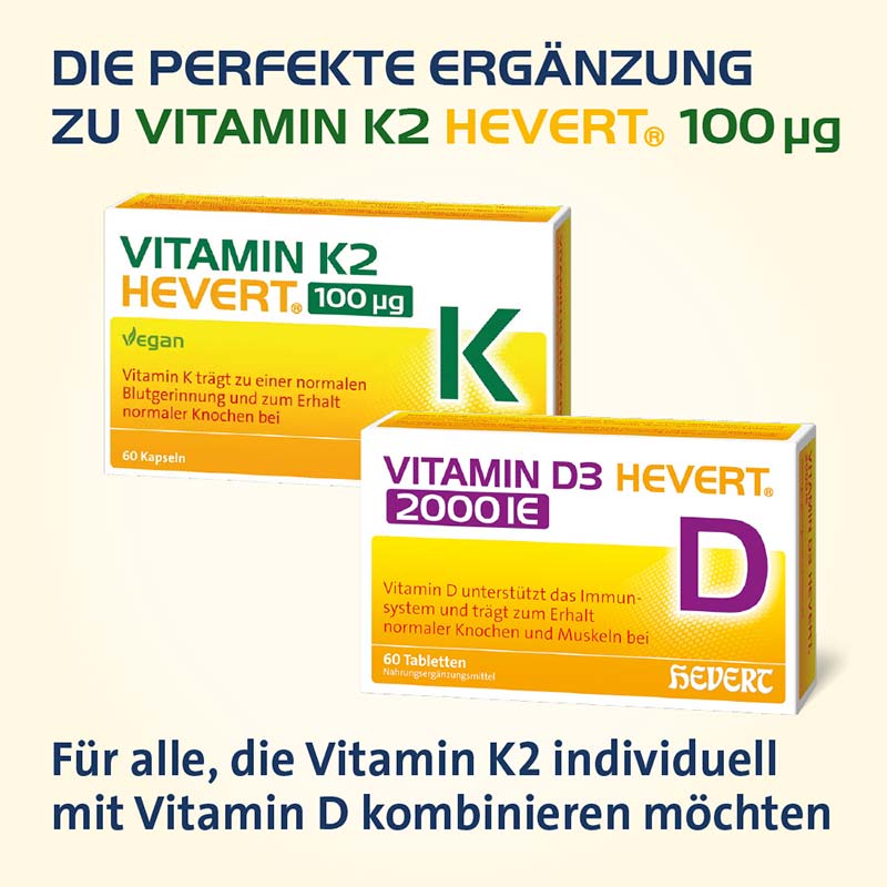 VITAMIN K2 HEVERT 100µg 60 St Kapseln
