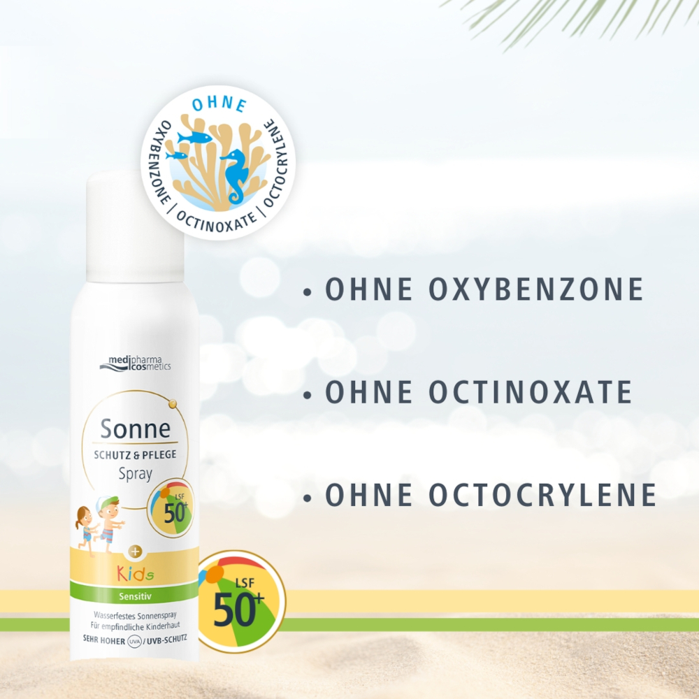 medipharma cosmetics Sonne SCHUTZ & PFLEGE Kids LSF 50+ Aerosol-Spray 150 ml Spray