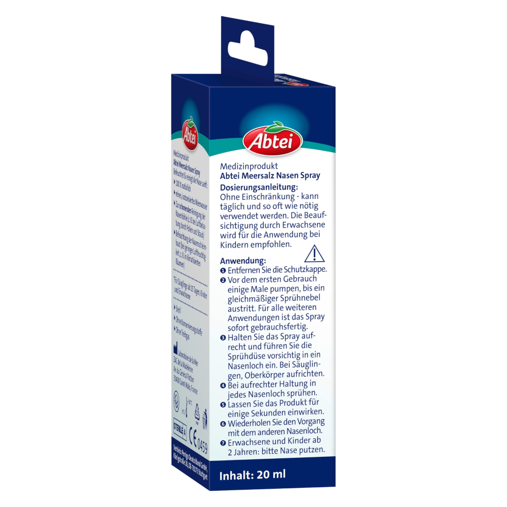 Abtei Meersalz Nasen Spray 20 ml Nasenspray